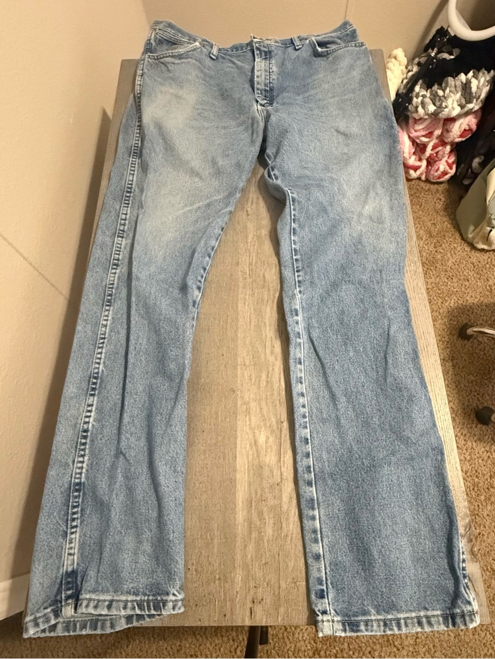 Wrangler Light Blue Straight-Leg Women's Jeans